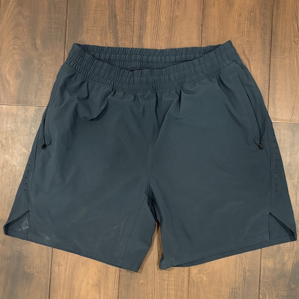 All in Motion Dark Blue/Gray Athletic Shorts